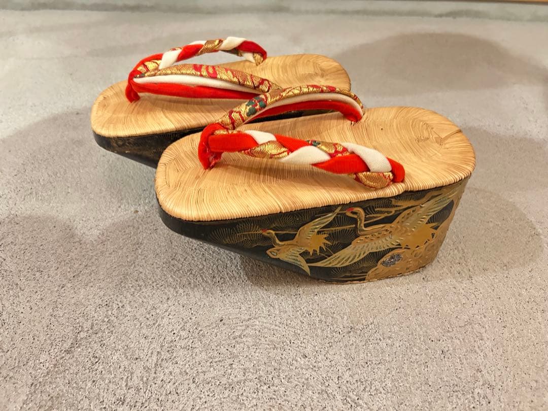 ぽっくり　下駄　草履　七五三　着物　こっぽり　おこぼ