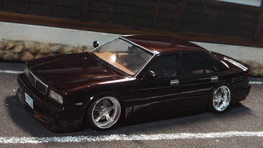 1/24 アオシマ ジャンクションプロデュース y32 シーマ 完成品