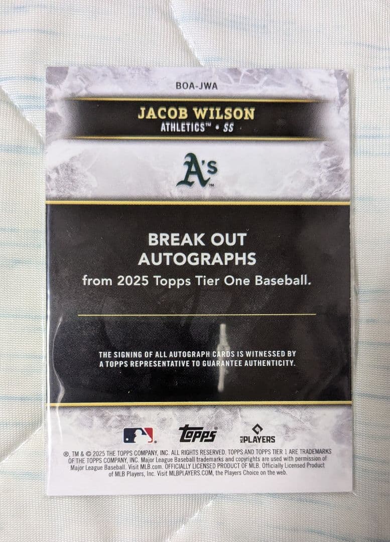 その他 JACOB WILSON AUTOGRAPH