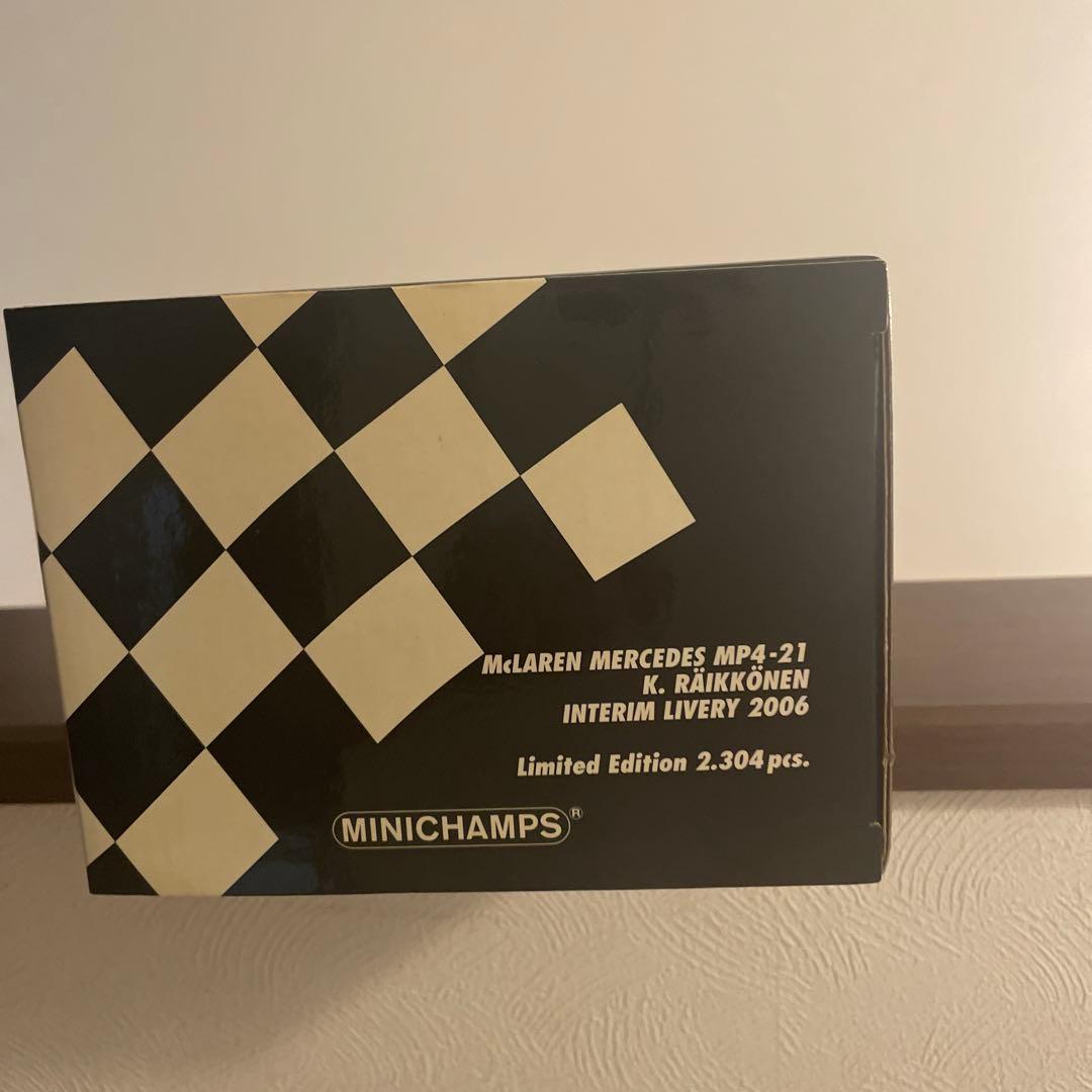 未開封　美品　限定　ミニチャンプス1/18 マクラーレン2006キミ.ライコネン