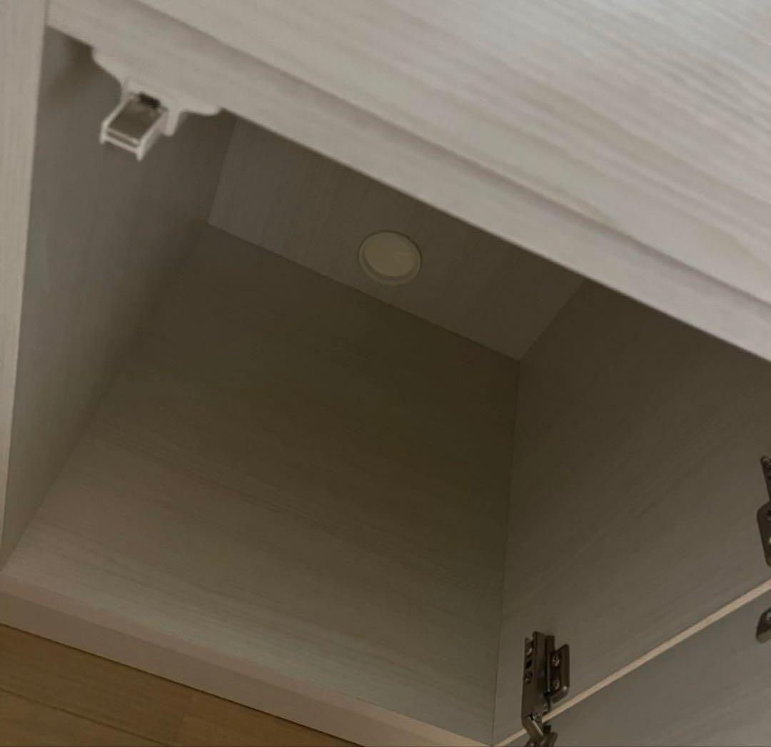 スクエアキャビネット幅70ハイ 引出しタイプ ホワイト