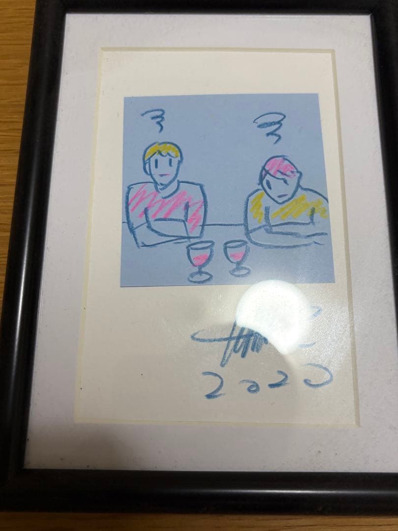 天野タケル　直筆ドローイング　額装　3枚セット