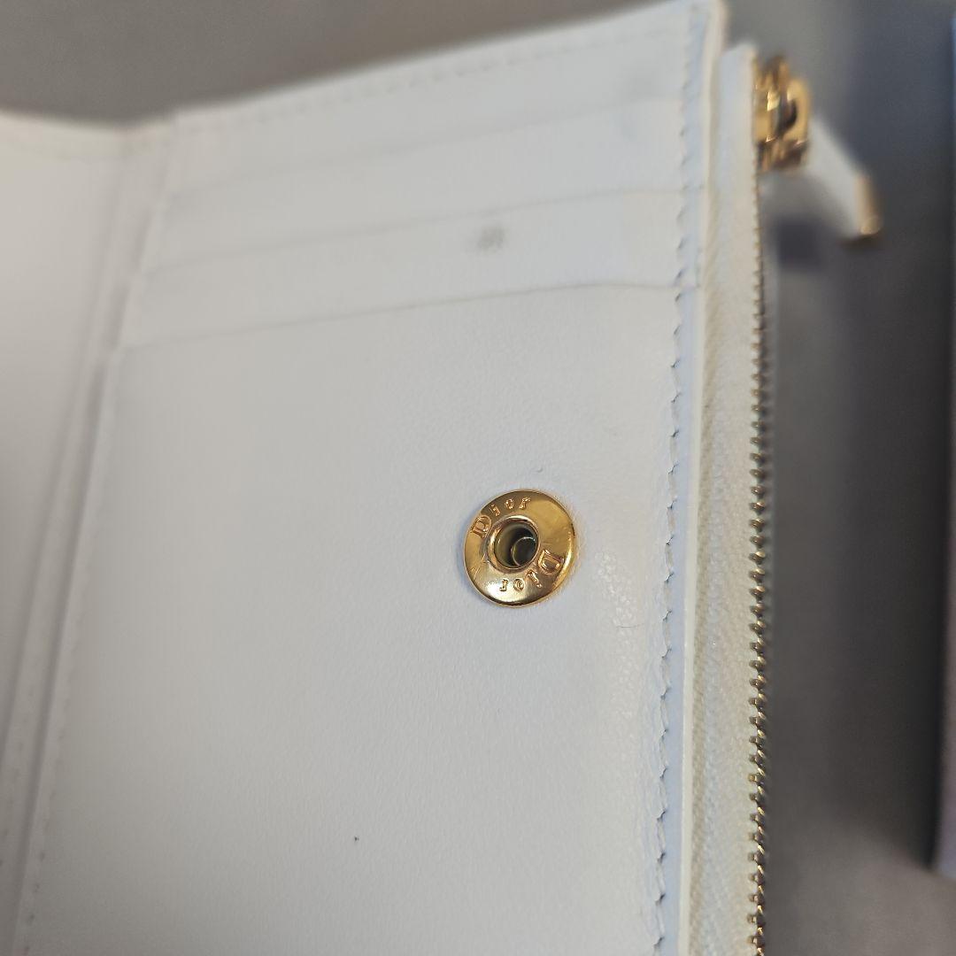 【日本限定】Dior Caro Dahlia ウォレット フラワー 二折財布