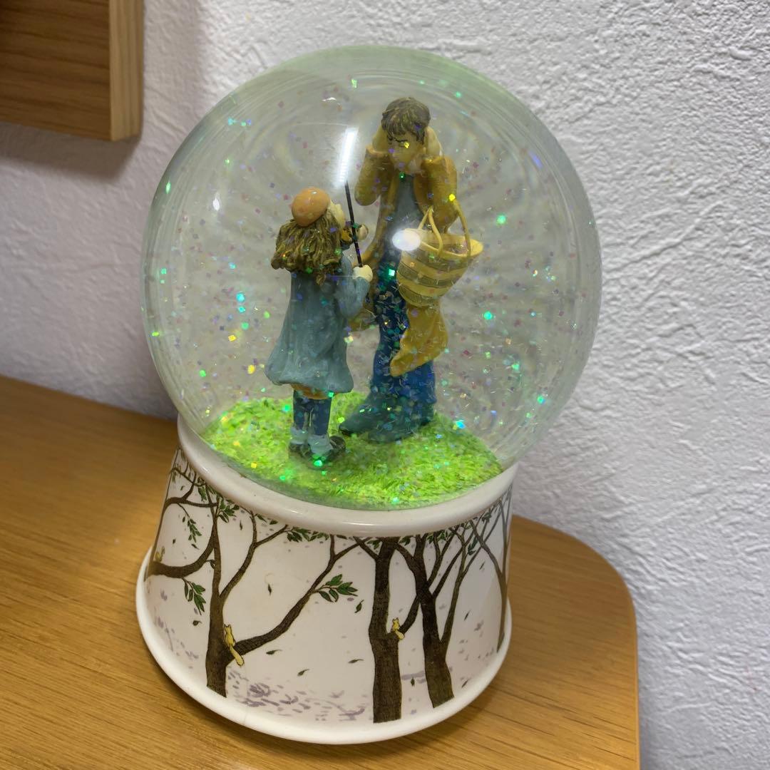 【希少・ジャンク】幾米（ジミー・リャオ） スノードーム オルゴール Sankyo