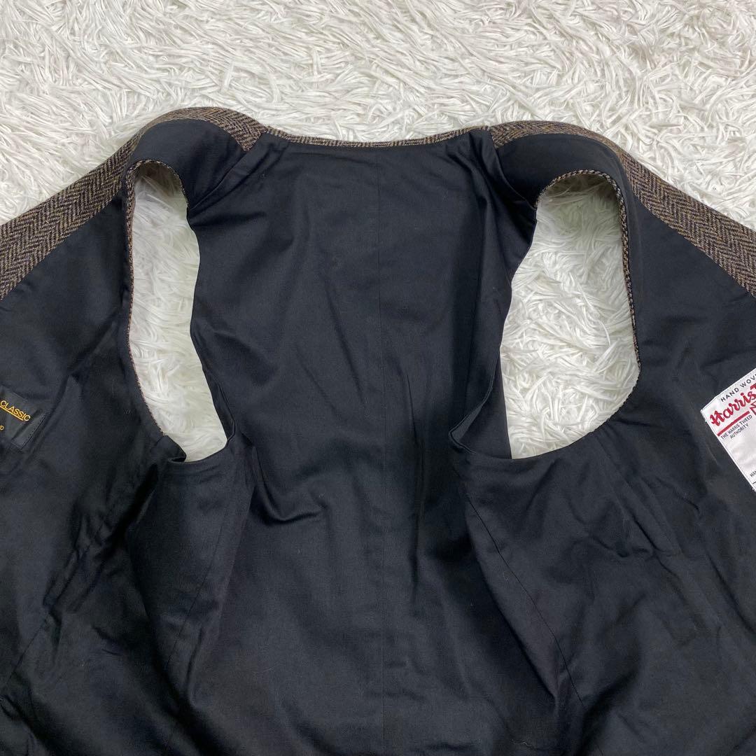 新品タグ付き✨ハリスツイード オックスフォードクラシック ヘリンボーンベストXL