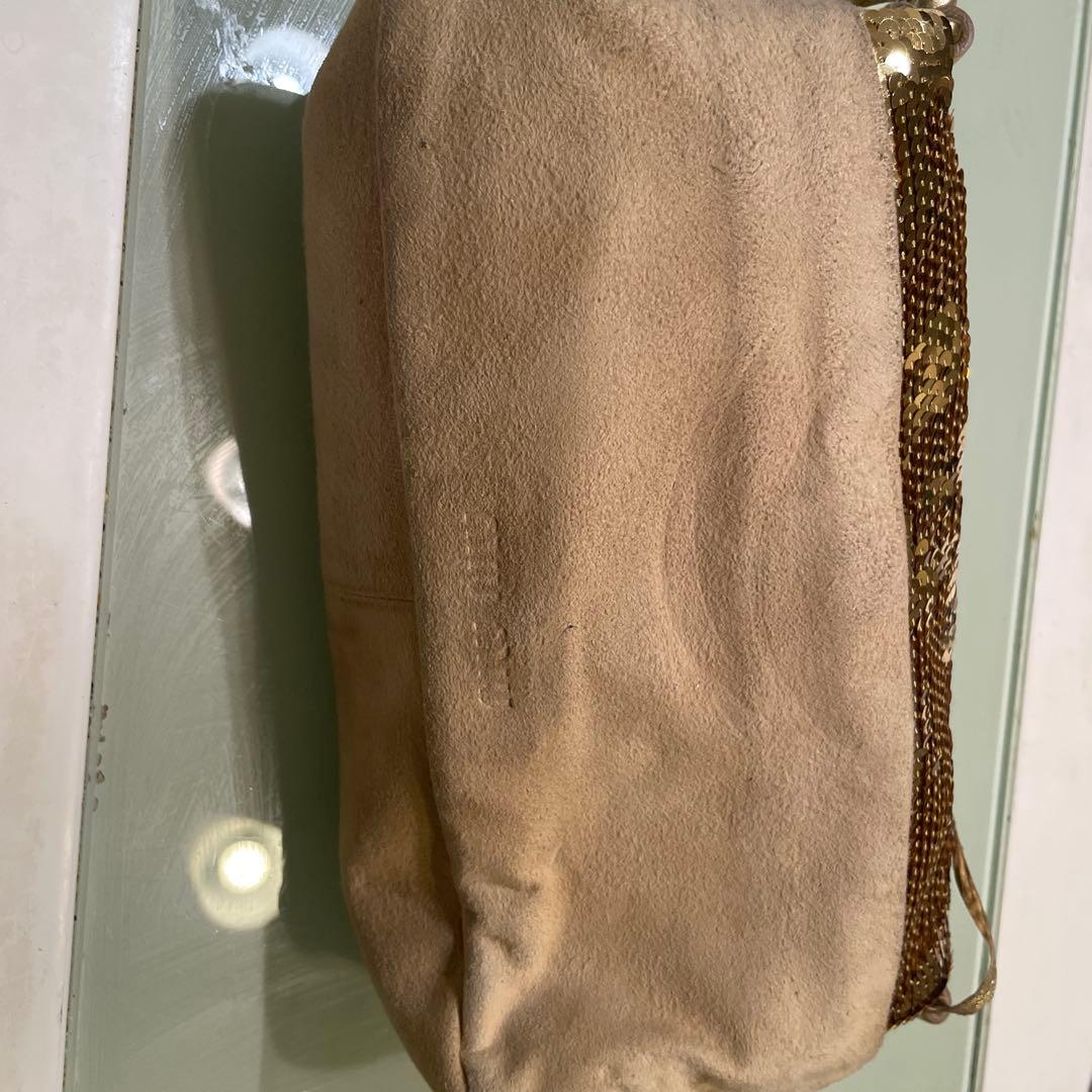 MIU MIUゴールドスパンコールバッグ