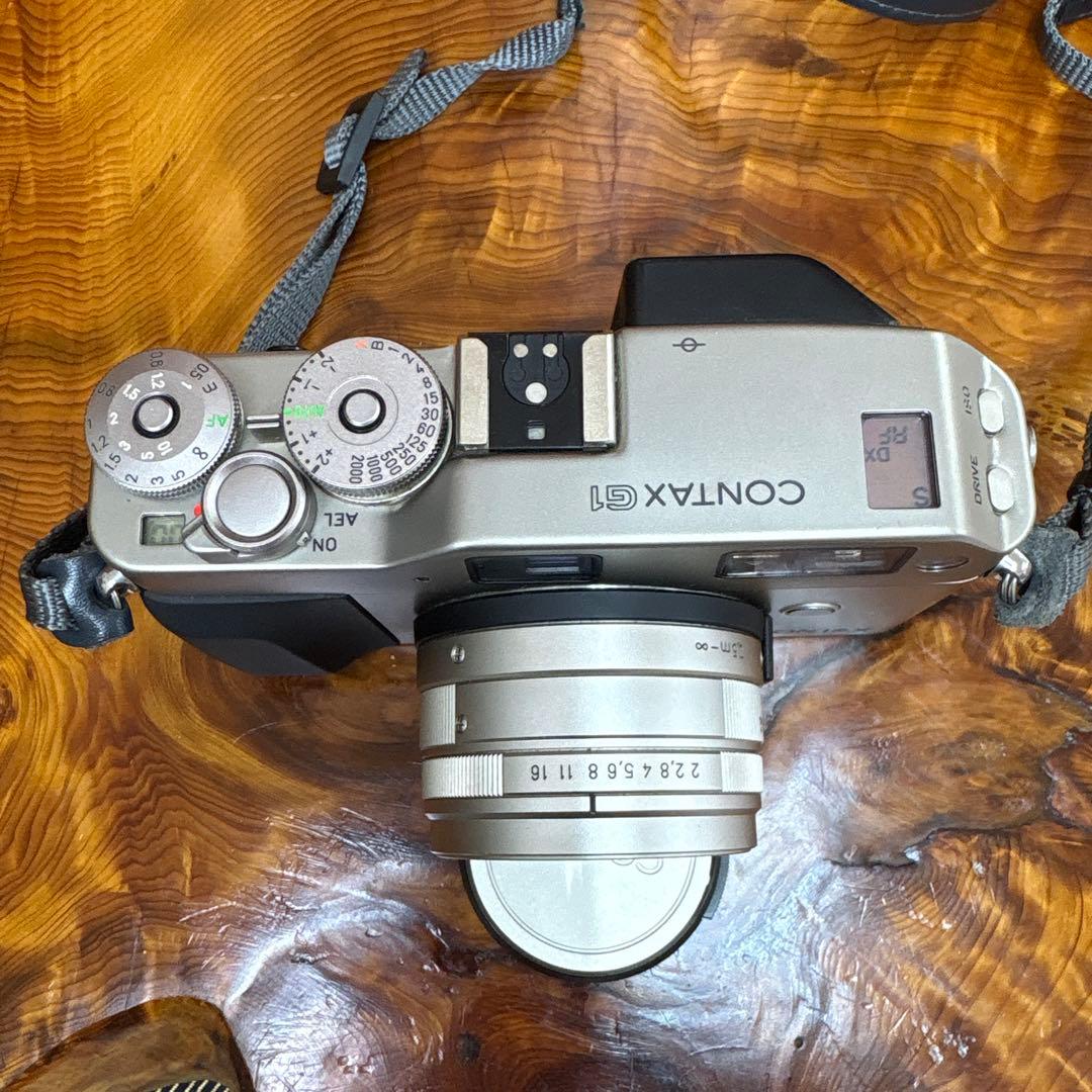 Contax G1 一眼レフフィルムカメラ　45mm f2現状品　シャッターok