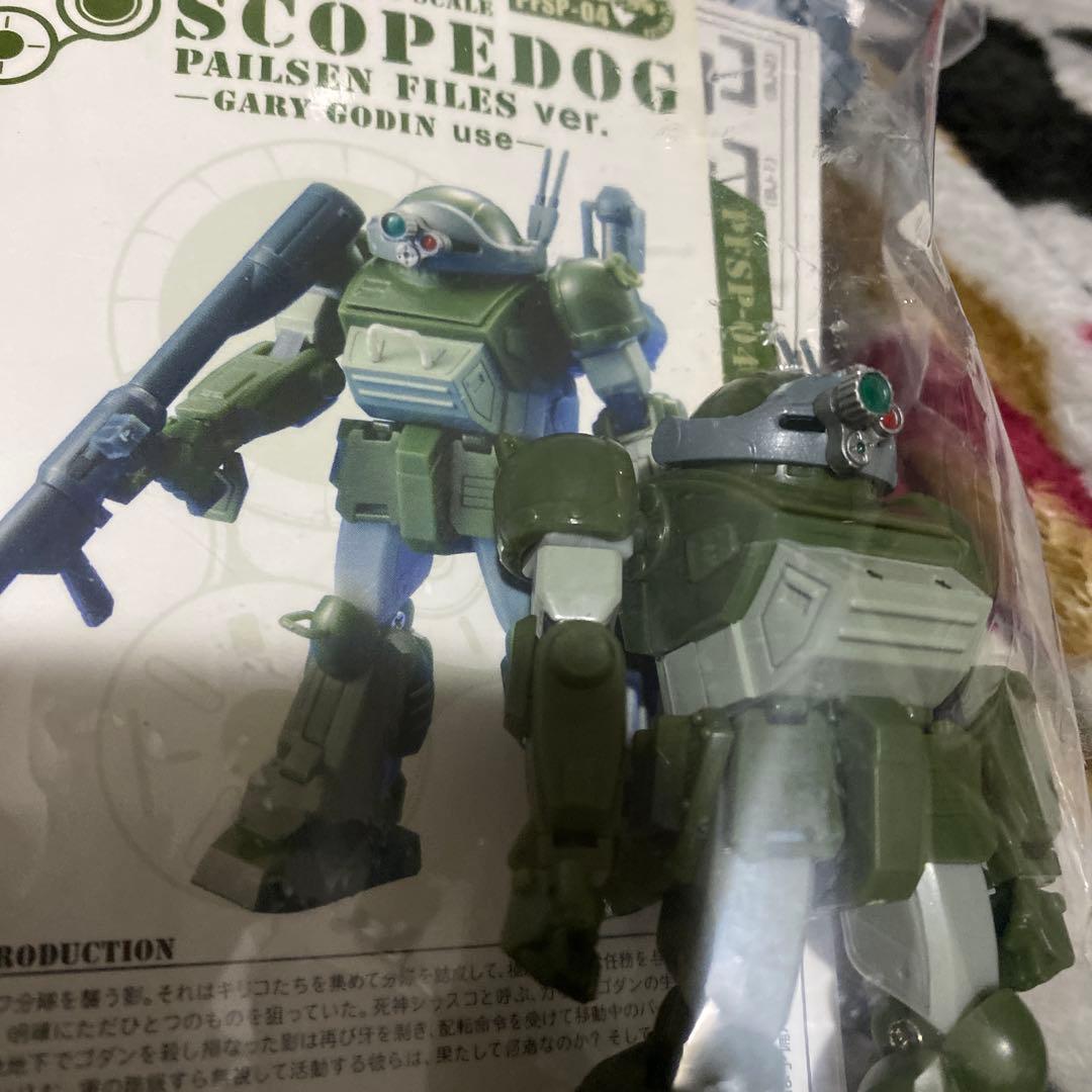 装甲騎兵ボトムズ　アクティックギア　ISSターボカスタム他スコープドッグ計4体