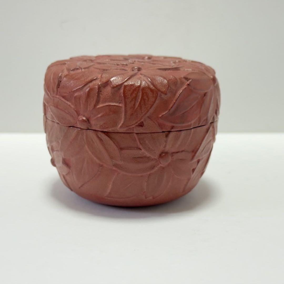 茶道具 春峰 桜平棗 茶道