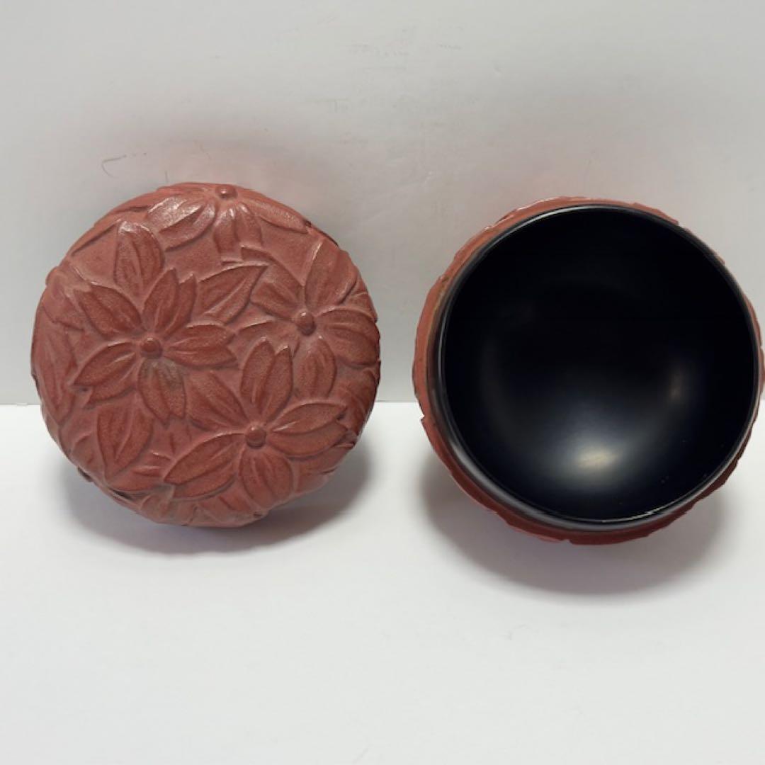 茶道具 春峰 桜平棗 茶道