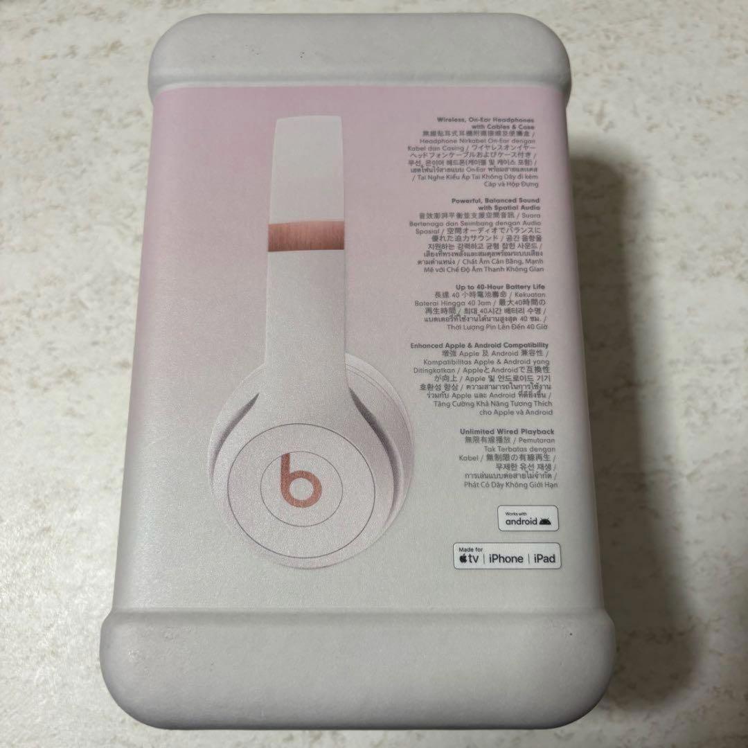 新品未開封 Beats Solo 4 MUW33PA/A クラウドピンク