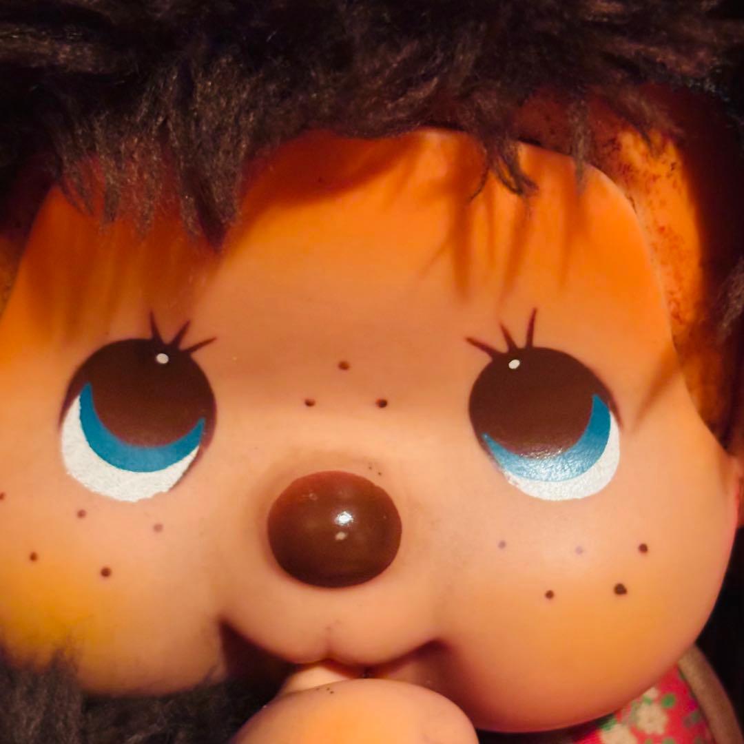 モンチッチ　女の子　セキグチ　正規品　リボン付き　ぬいぐるみ　昭和レトロ　初代