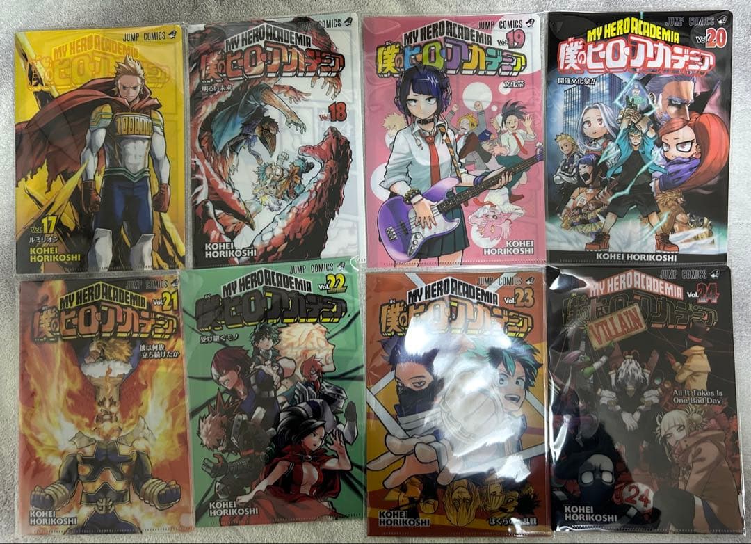 ヒロアカ　クリアファイル　ヒロアカ展　JC柄クリアファイルコレクション