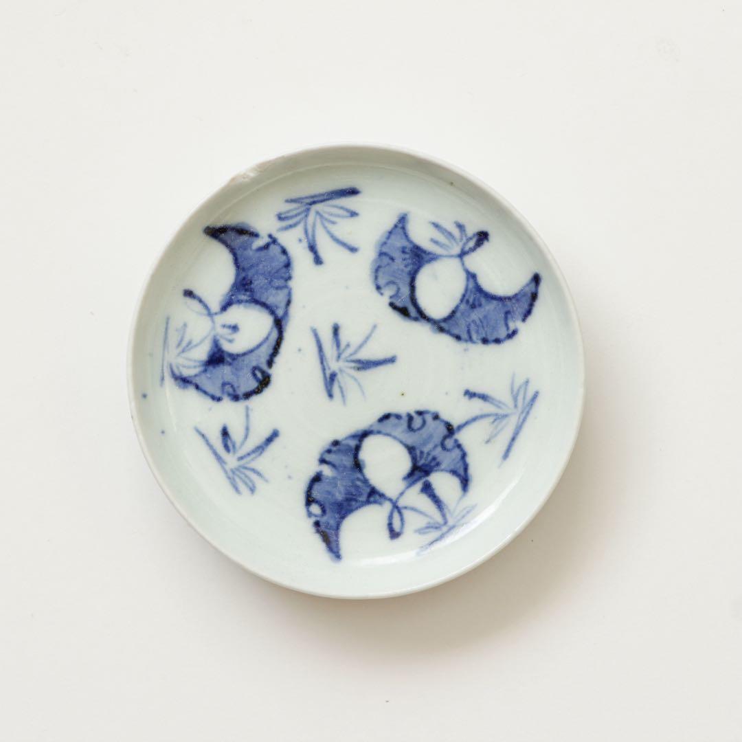 古伊万里　伊万里　江戸　中期　豆皿　小皿 2客セット　金継ぎ　材料