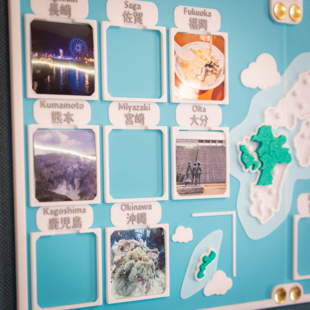 人生の実績解除パズル 日本地図 パズル 写真 フォトフレーム