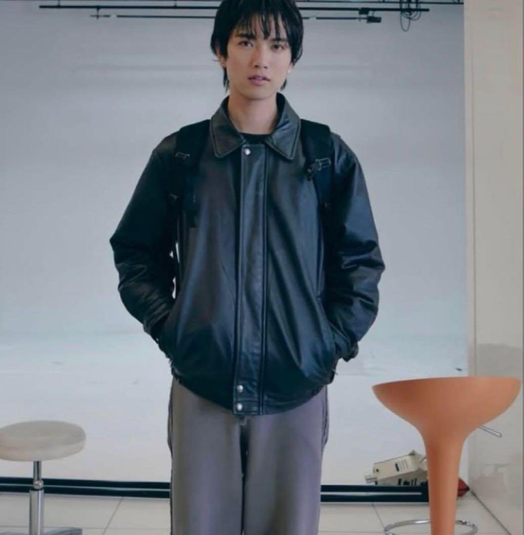 sullen tokyo drizzler leather jacket 黒