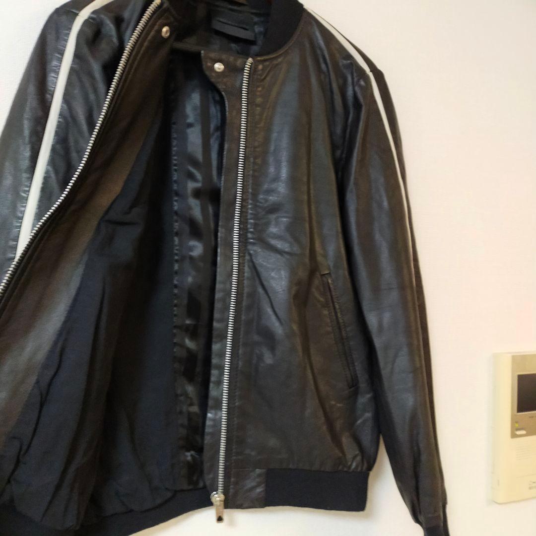 DIESEL BLACK GOLD　44　レザートラックジャケット