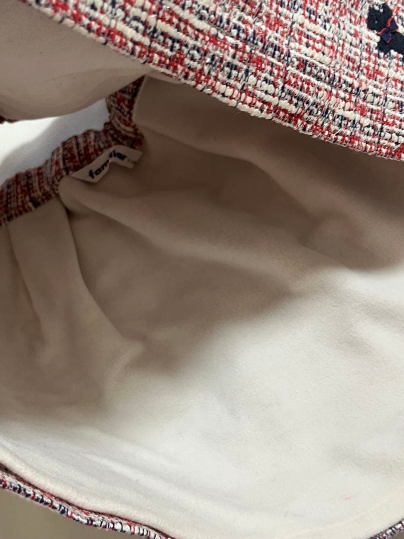 ファミリア　ツイードスカート　110