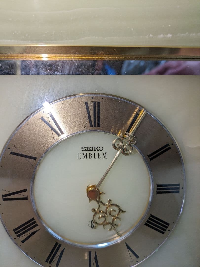 SEIKO EMBLEM 置時計 クリスタル音