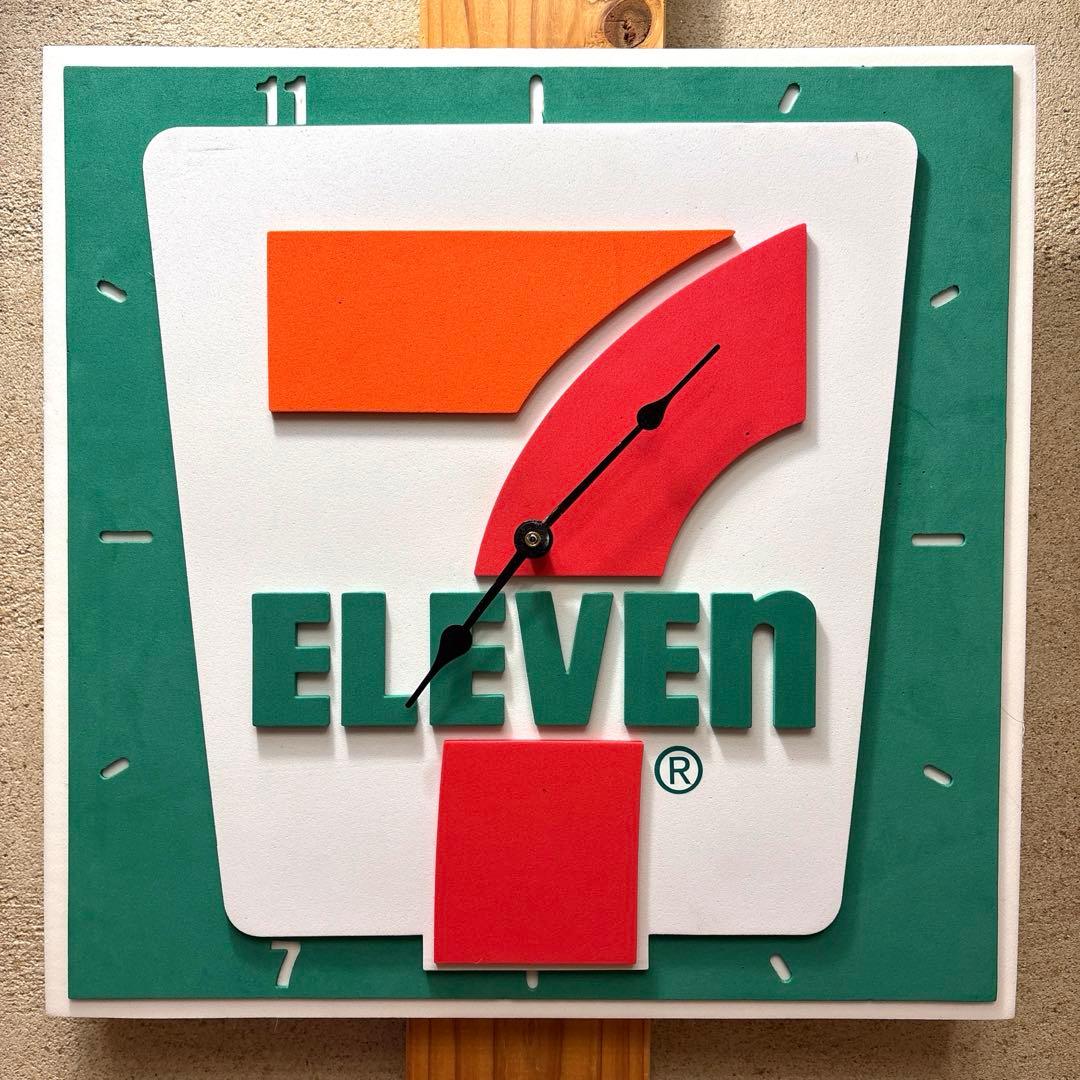 スーパーレア　7-ELEVEn 看板　ウオールクロック　アドバタイジング　USA