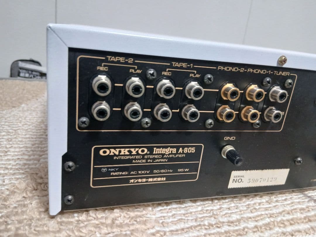Onkyo A-805　整備済完全動作美品