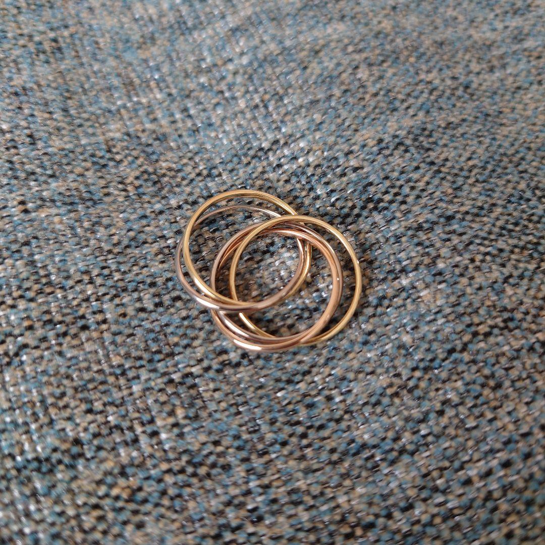 【レア】カルティエ トリニティ 5連リング 廃盤品