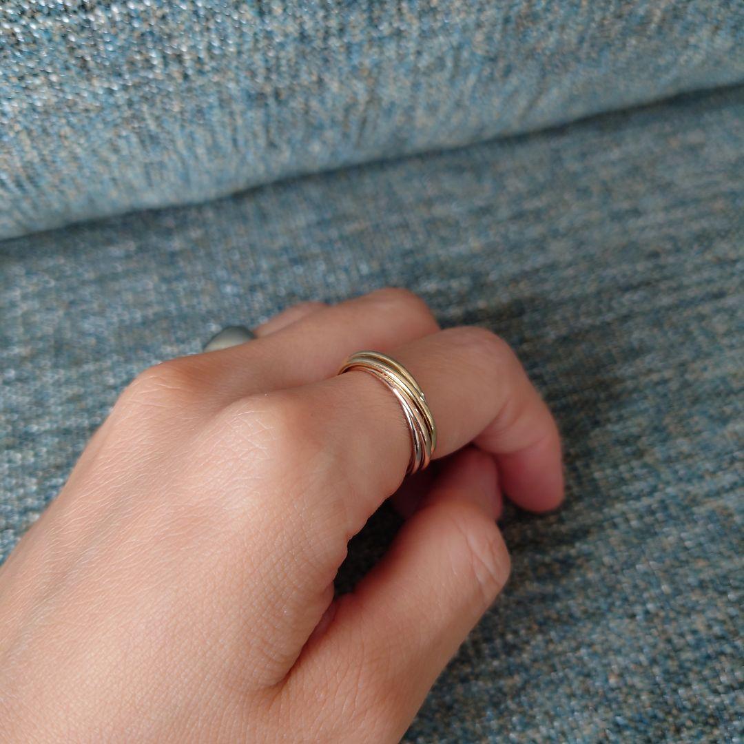 【レア】カルティエ トリニティ 5連リング 廃盤品
