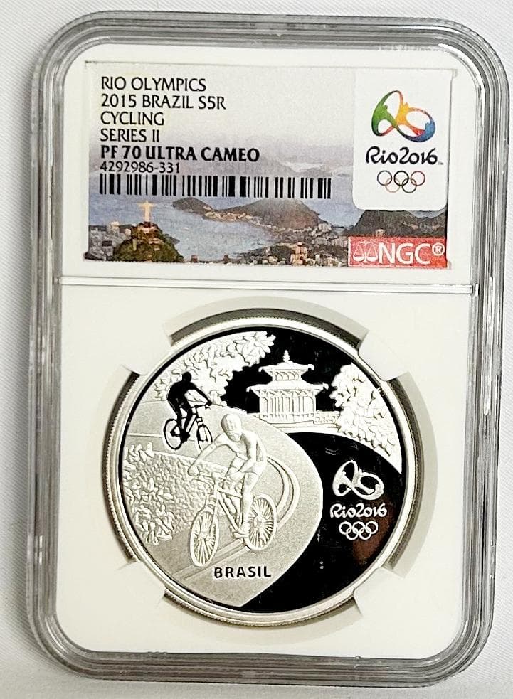 2015年 ブラジルリオ 自転車　NGC PF70 4292986-331