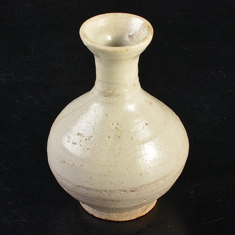 朝鮮美術　李朝　高麗白磁　徳利　時代箱付　M　R7461