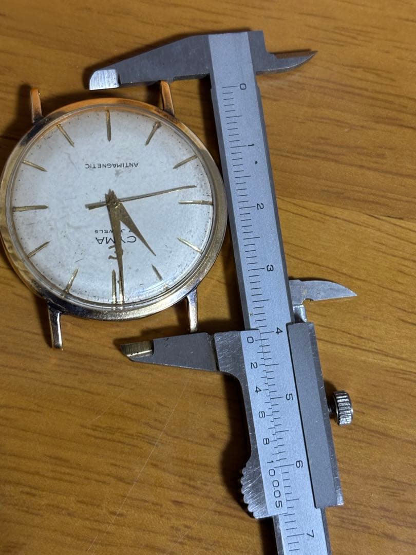 CYMA。シーマ。時計。18K、0.750。ジャンク