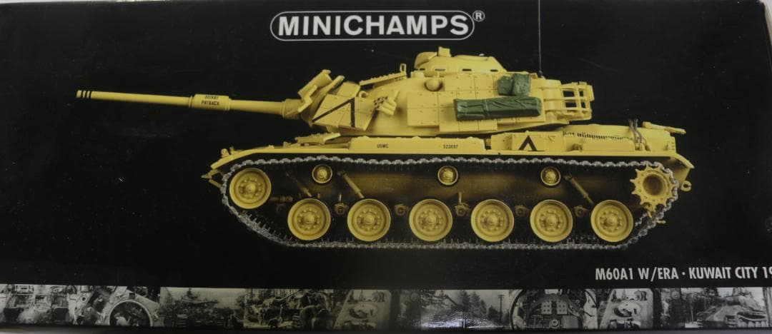 ミニチャンプス M60A1　米海兵隊湾岸戦争リアクティブアーマー追加型　1/35