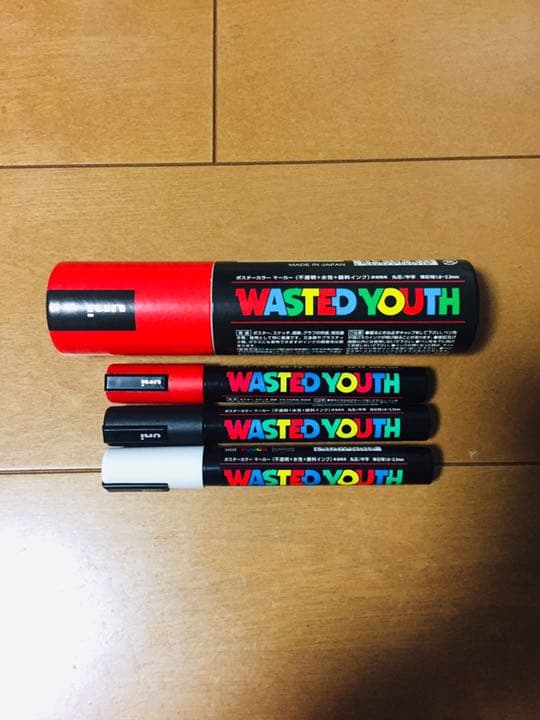 wasted youth × tokion コラボ ポスカ 定規 ノート