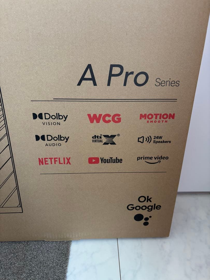 xiaomi43インチ4KテレビＬ43Ｎ8−Ａ2ＴWN