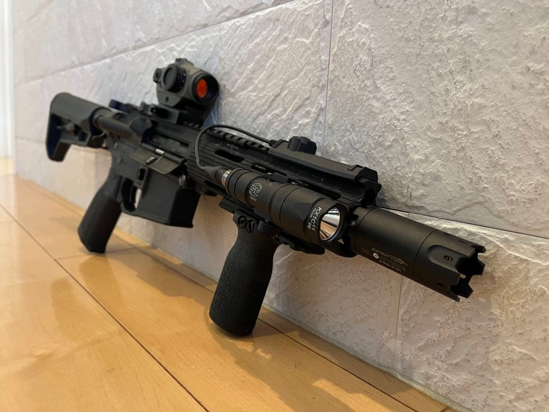 東京マルイ CQBR BLOCK1 ガスブローバックマシンガン　カスタム