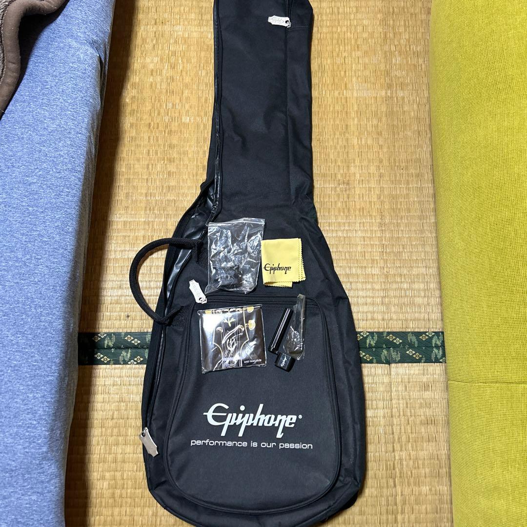 エピフォン レスポール ブラック　アンプ　フルセット