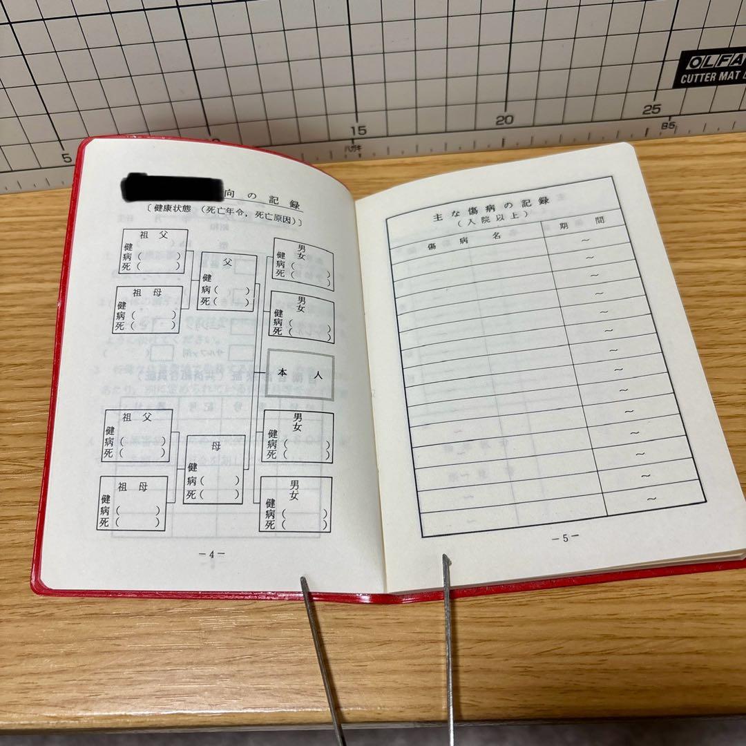 非売品　航空自衛隊健康手帳　（検索用）自衛隊　航空機　戦闘機　昭和　平成　レトロ