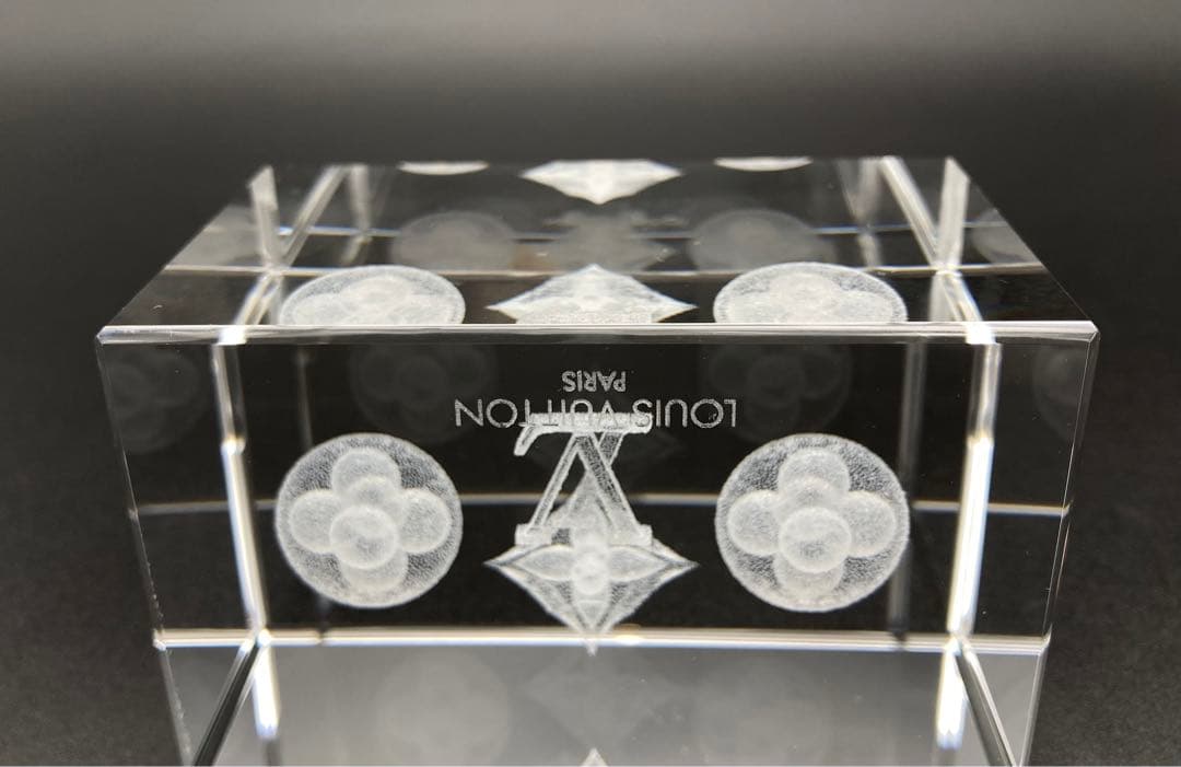 ルイ・ヴィトン LOUIS VUITTON ペーパーウエイト　クリスタルガラス