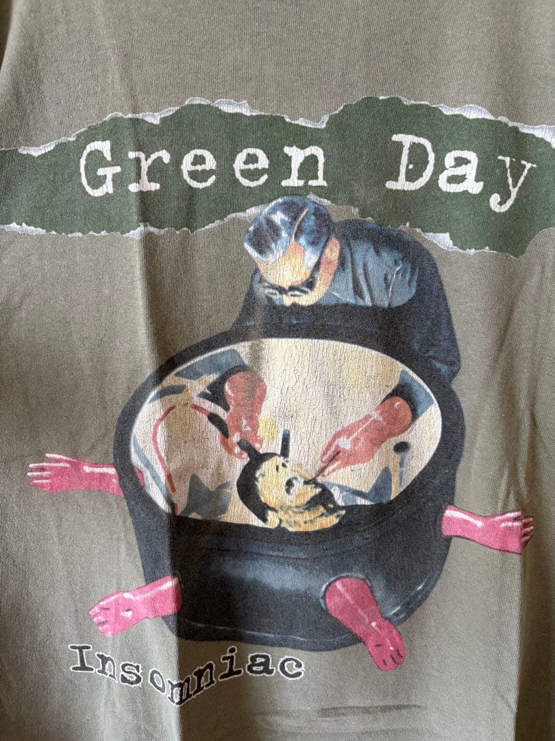 Green Day Insomniac ビンテージツアーTシャツ