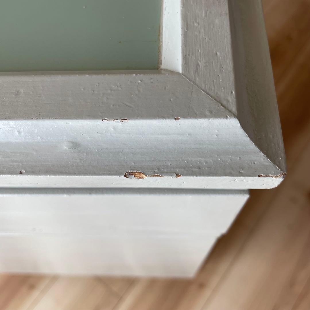 キャビネット　アンティーク　木製　古家具　古道具　家具　店舗什器　花台　シャビー