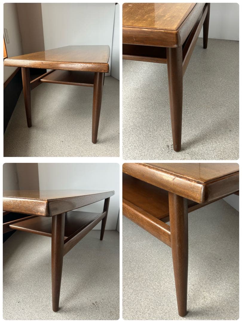 オールドマルニ　マルニ木工　ヴィンテージ　組立式　センターテーブル　アンティーク