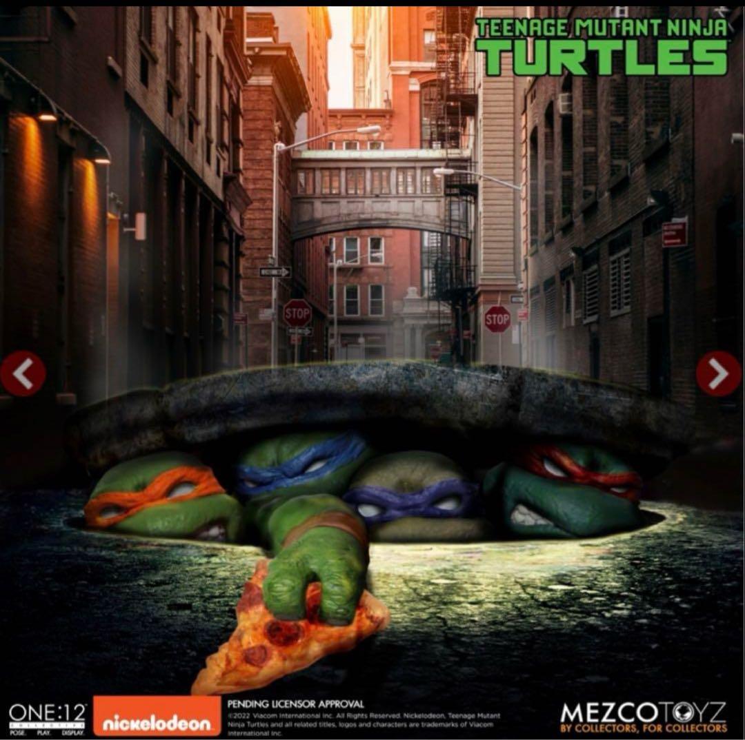 ワン12 タートルズ　1/12 フィギュアギフトボックスセット　メズコ