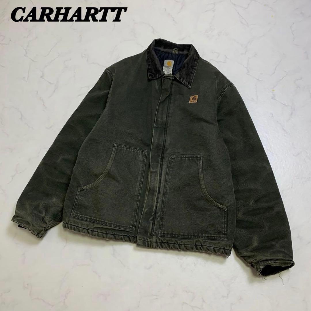 カーハート トラディショナルジャケット フェードハチノス MOSカラー　USA製