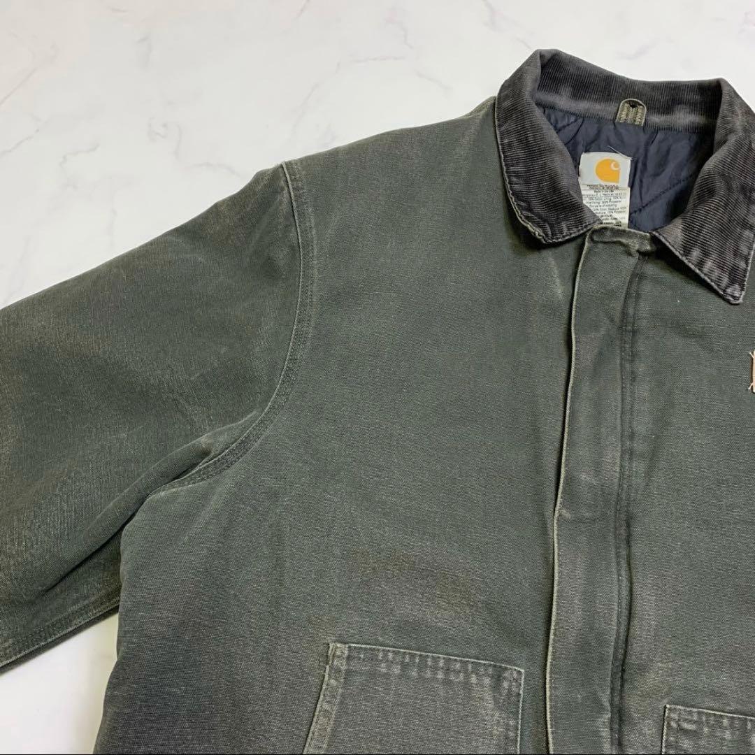 カーハート トラディショナルジャケット フェードハチノス MOSカラー　USA製