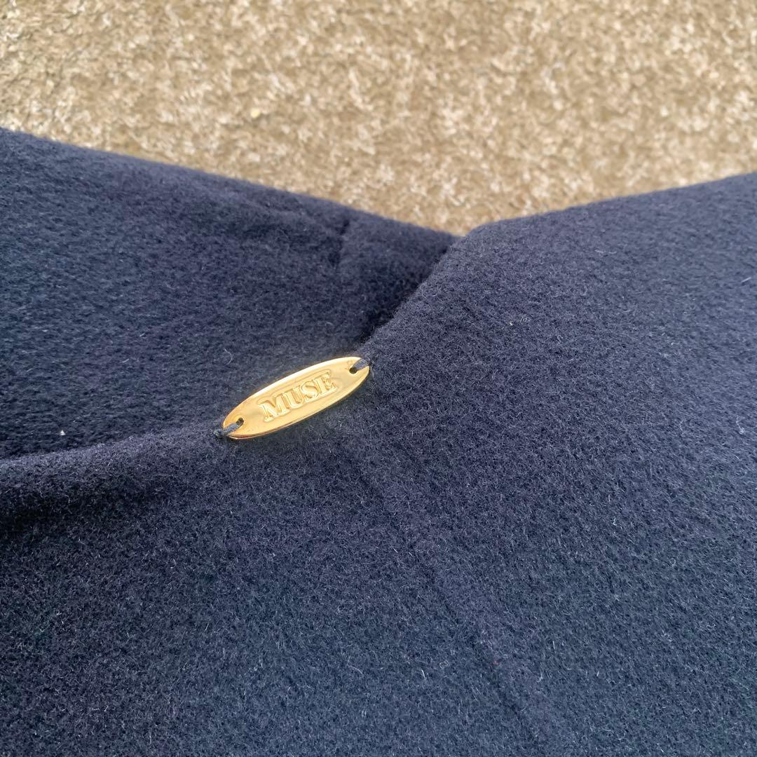 専用美品　Deuxieme Classe ウールアンゴラ ロングベスト　ネイビー