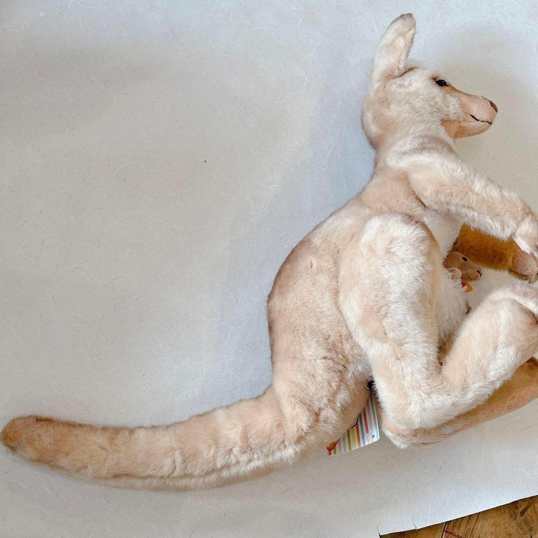 ❤完売品❤ シュタイフ ぬいぐるみ カンガルー 赤ちゃん カンゴ 洗える