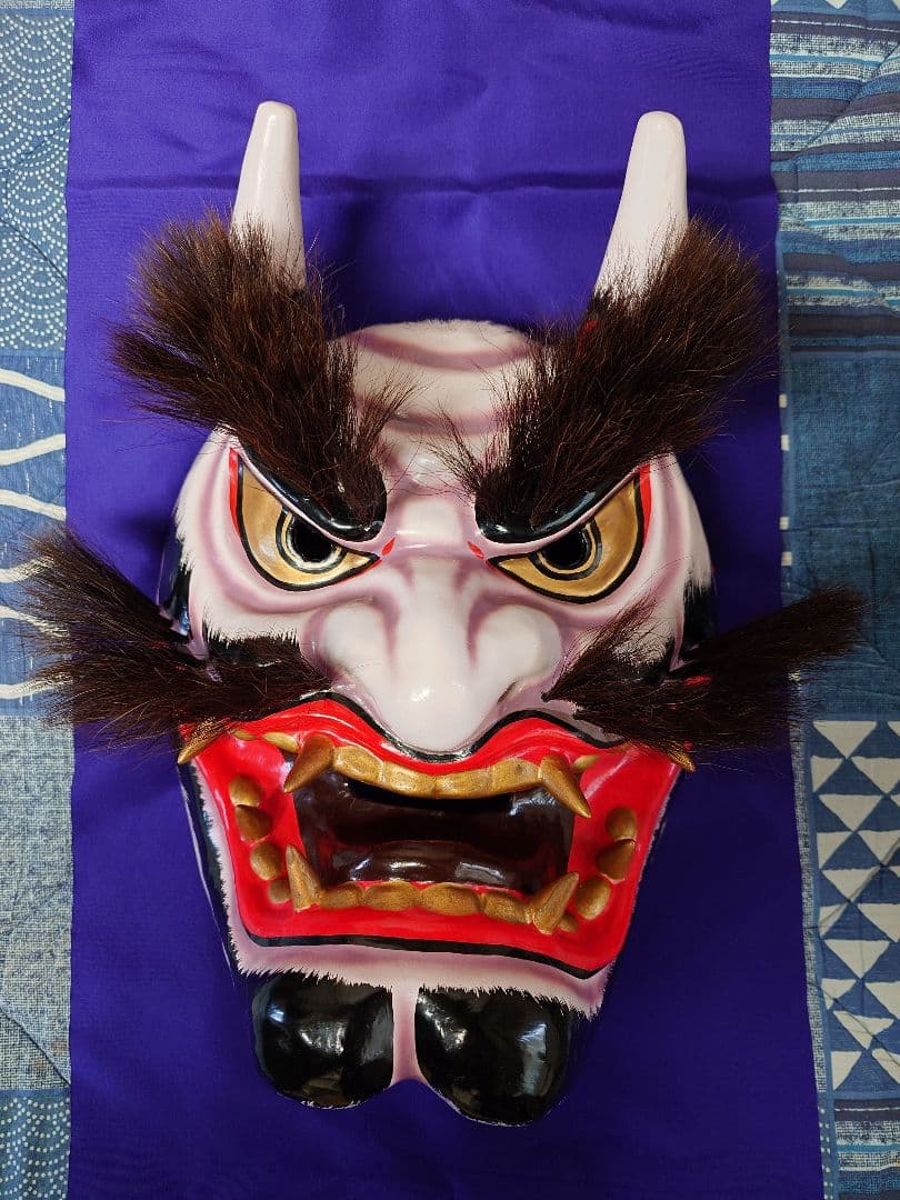 ３面セット　神楽面　石見神楽　広島神楽　芸北（北広島）大江山3面揃い　日本　鬼