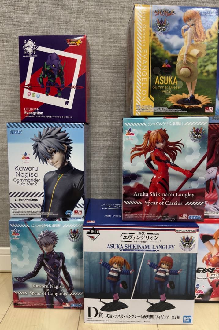 エヴァンゲリヲン　プライズフィギュア　まとめ売り