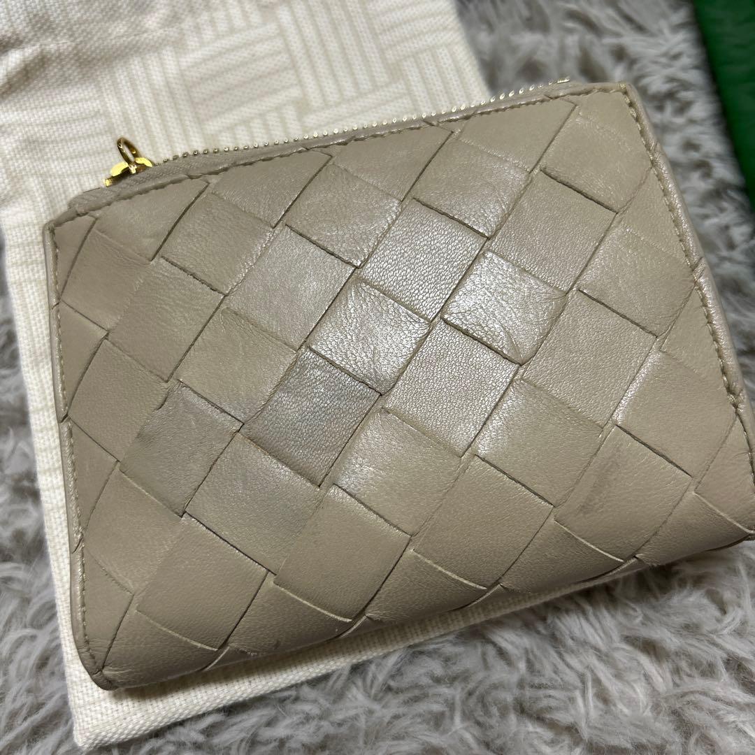 Bottega Veneta ベージュ　財布