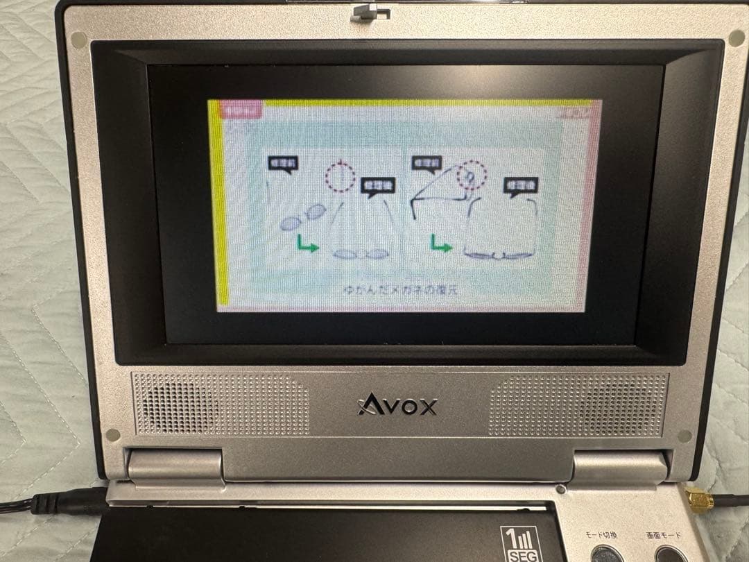 Avox ポータブルDVDプレーヤー 7インチ