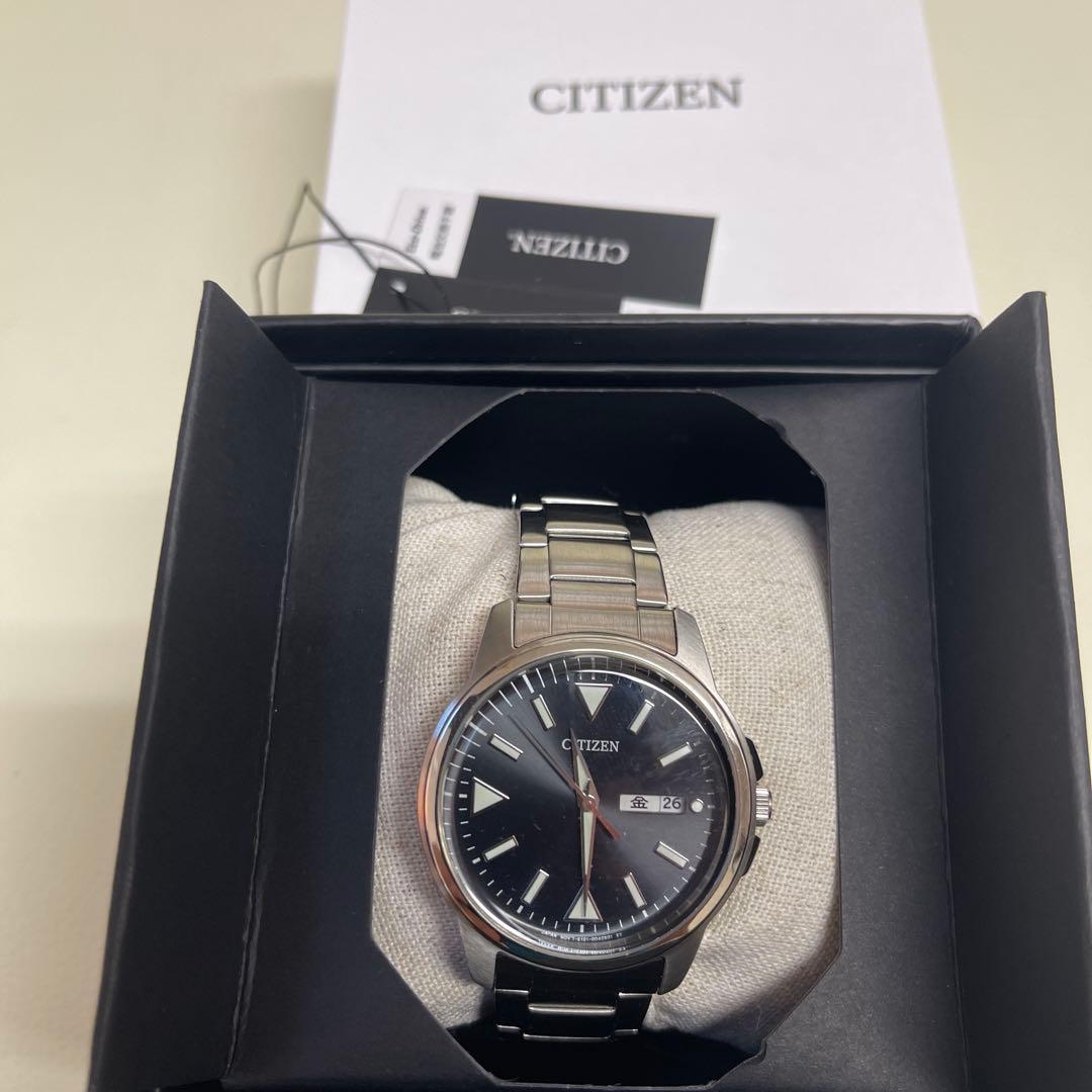 CITIZEN クォーツ腕時計 ダークブルー